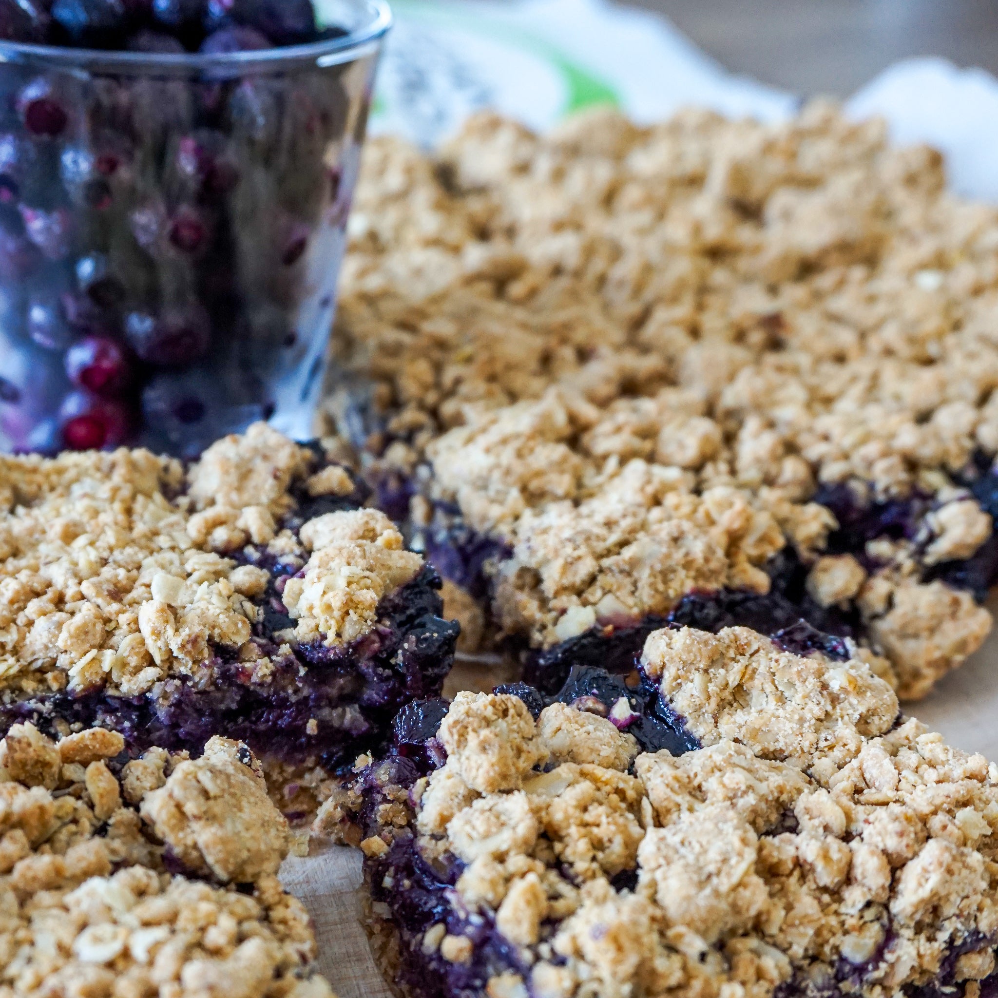 Blueberry Crumble Bars (Gluten-Free & Oil Free) – RAW Nutritional