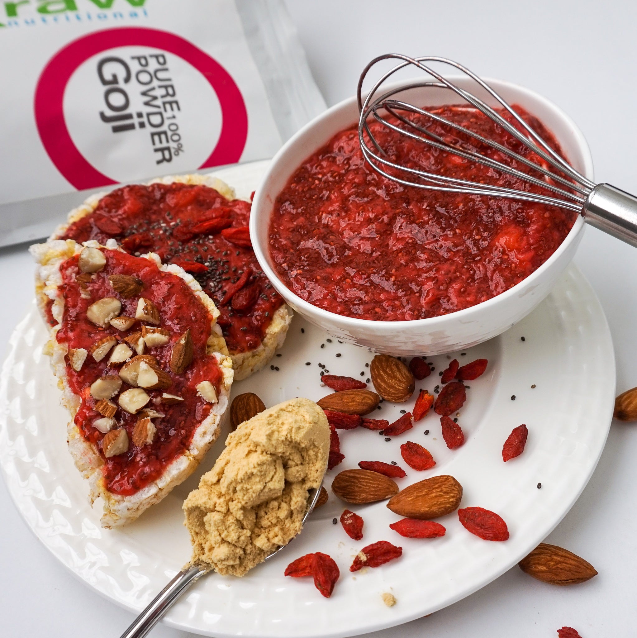 StrawberryGoji Jam 🍓 RAW Nutritional