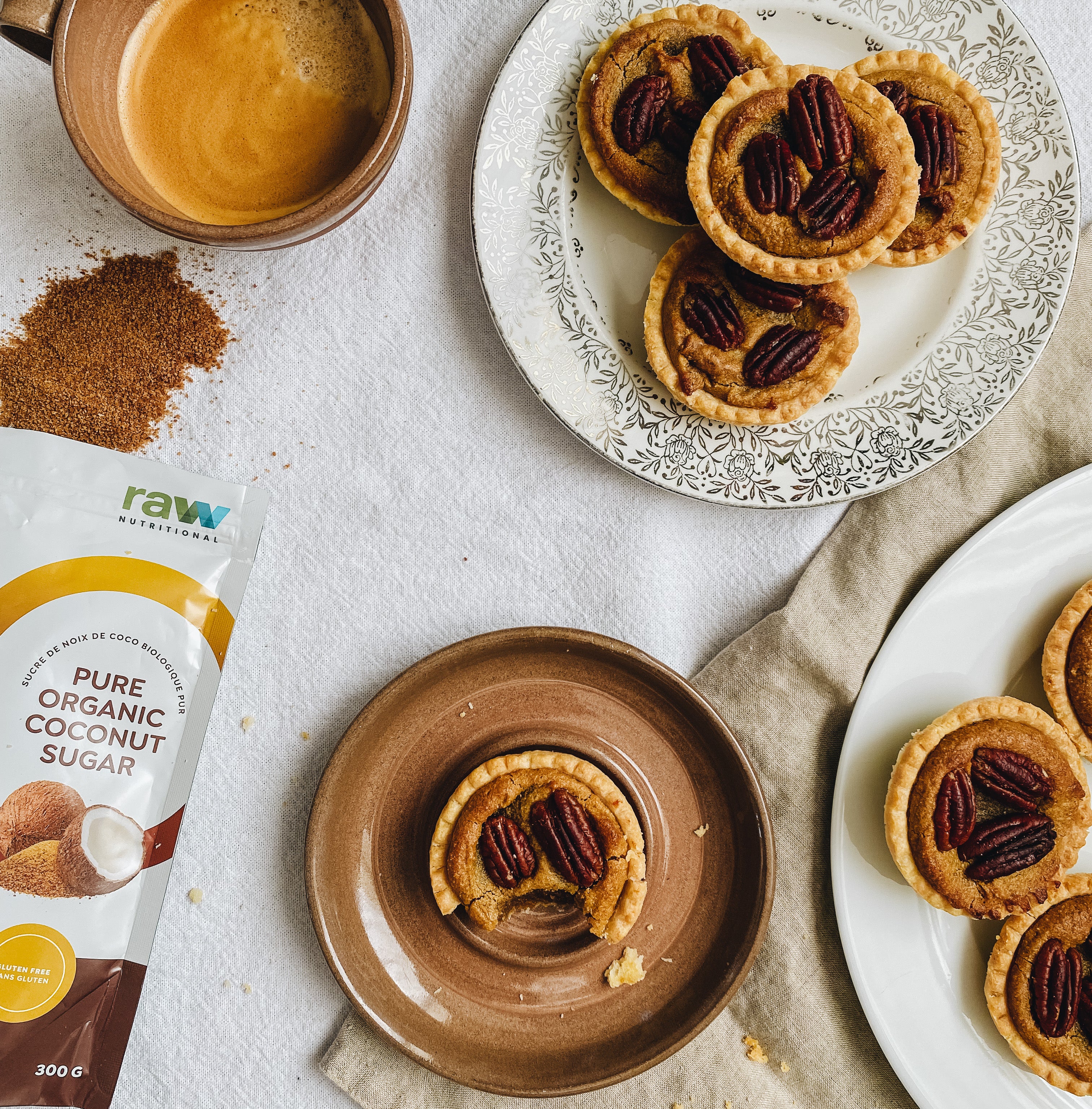 Coconut Sugar and Pecan Tartlets - RAW Nutritional
