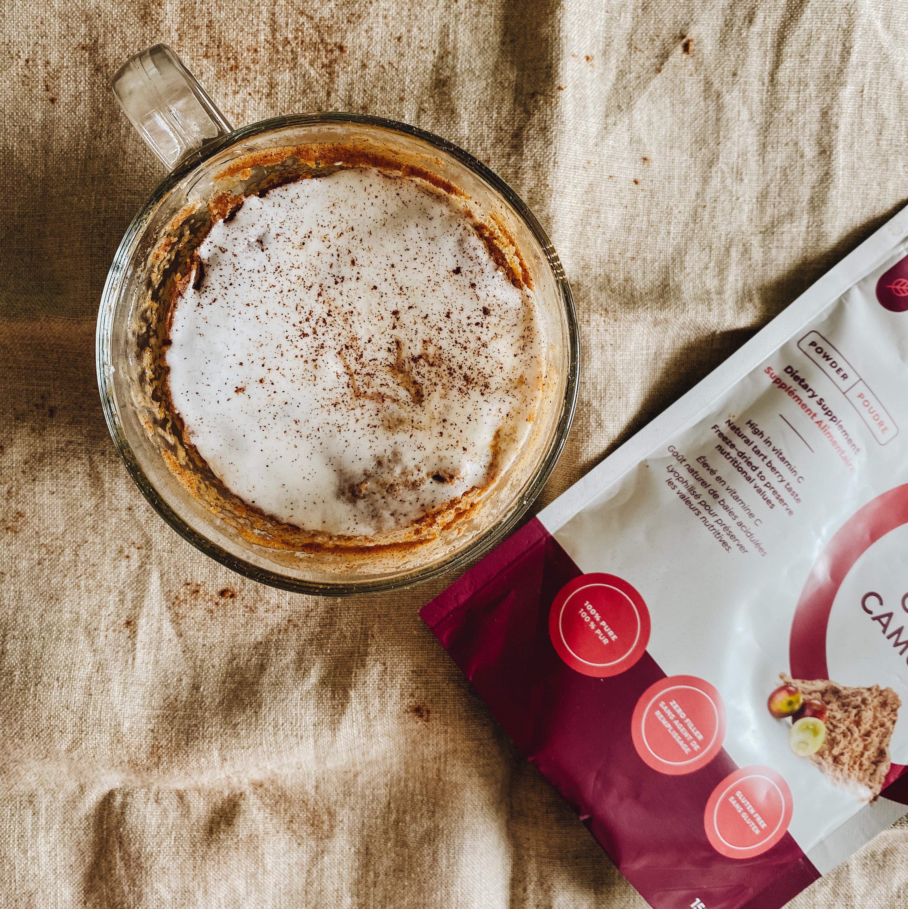 Carrot Cake Mug Cake - RAW Nutritional
