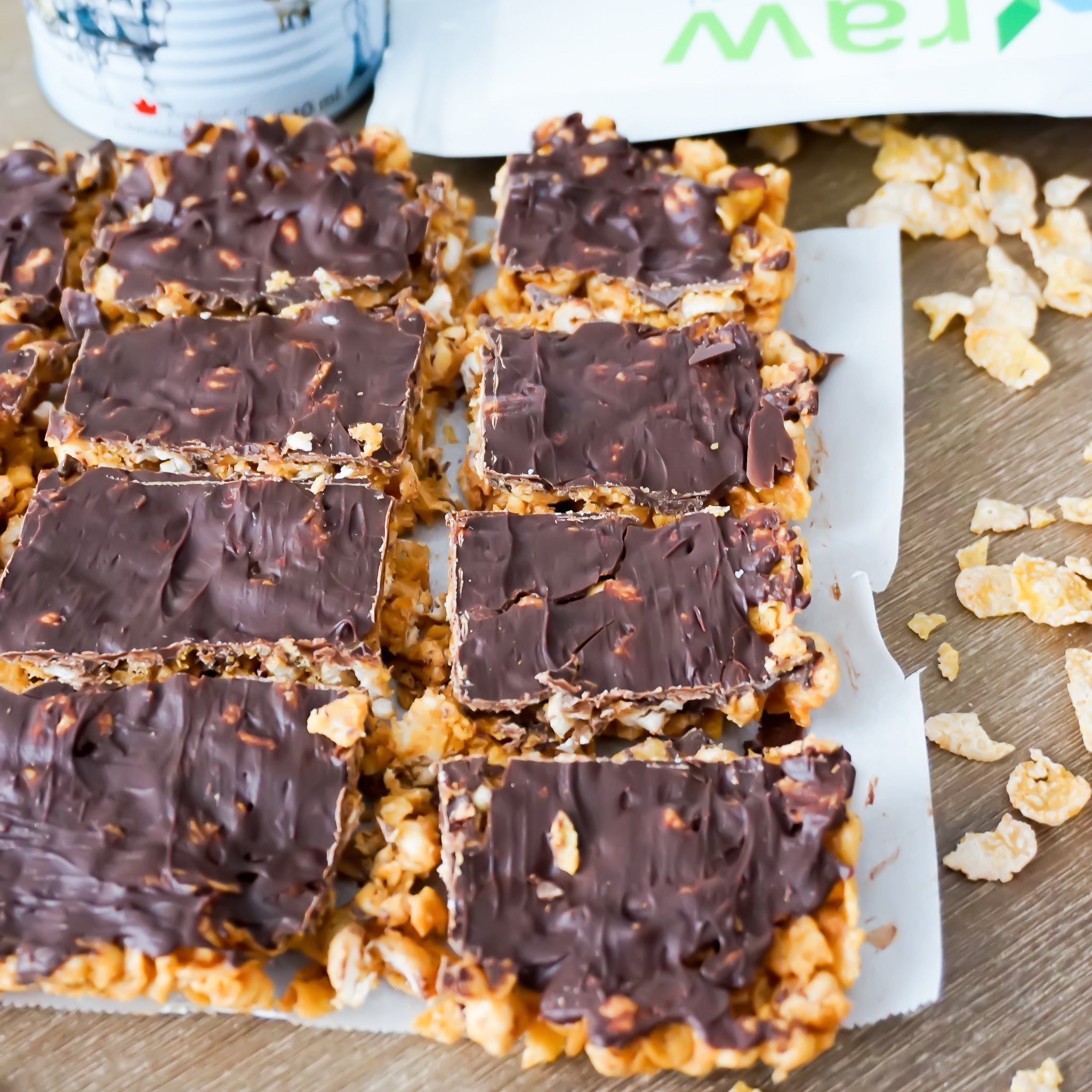 Peanut Butter Cereal Treats (Quick + No bake) - VEGAN – RAW Nutritional