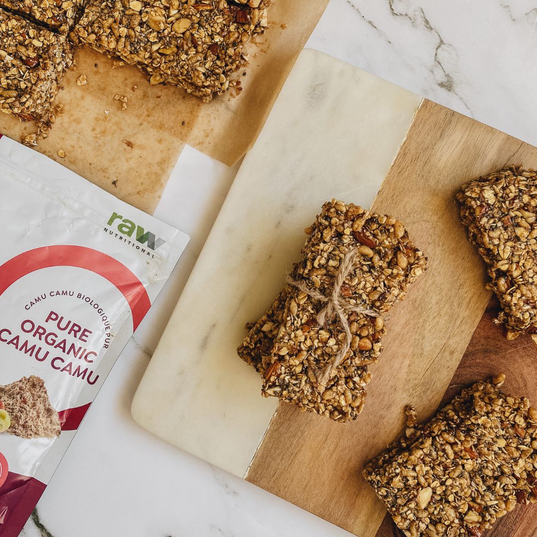 Gingerbread Flavored Chewy Bars – RAW Nutritional