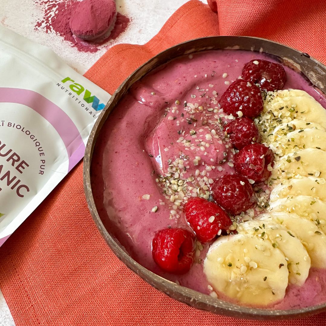 5 Ingredients Protein Açai Bowl – RAW Nutritional