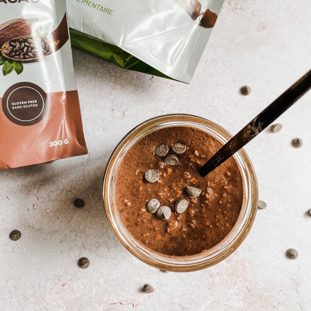 Brownie Overnight Oats – RAW Nutritional