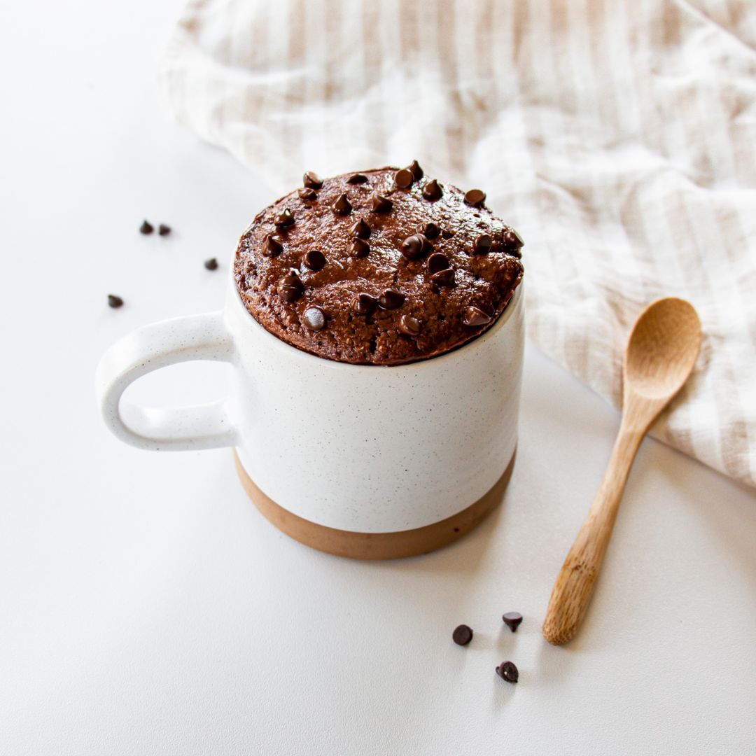 Healthier Vegan Chocolate Mug Cake – RAW Nutritional