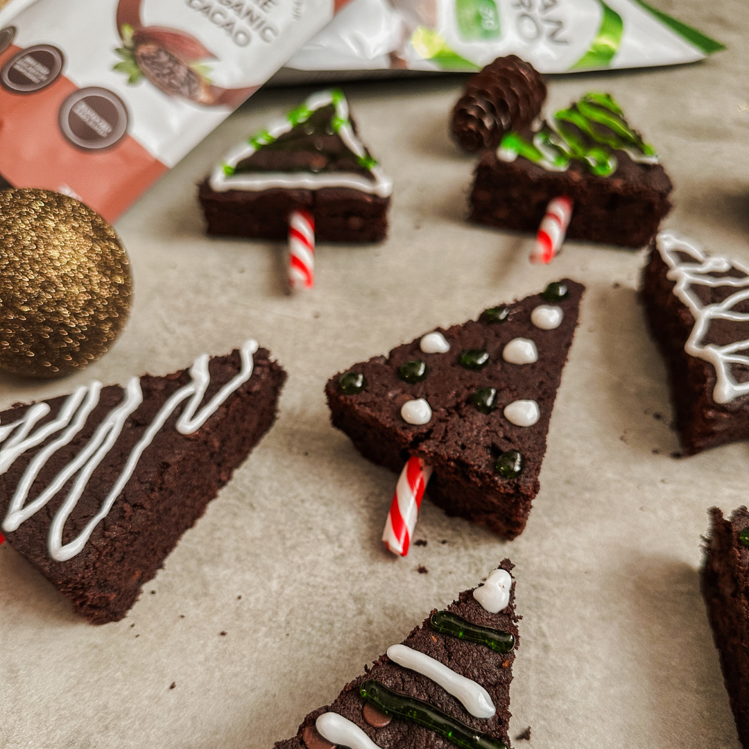 Mint Chocolate Holiday Brownies – RAW Nutritional