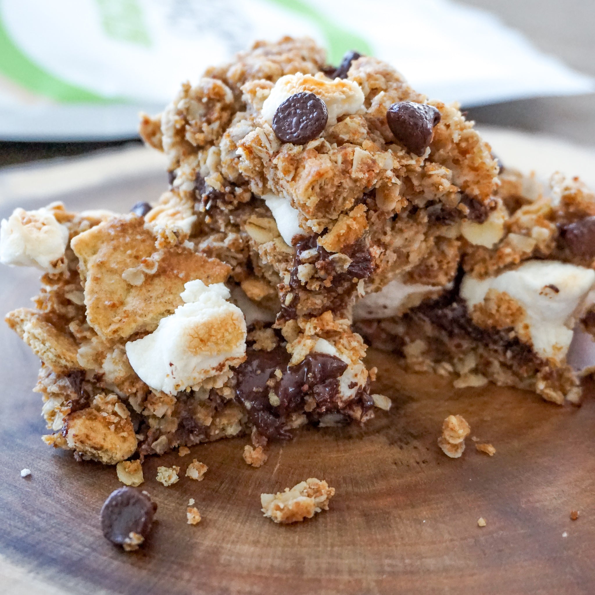 Oatmeal S'mores Cookie Bars (Vegan + 3 layers) – RAW Nutritional
