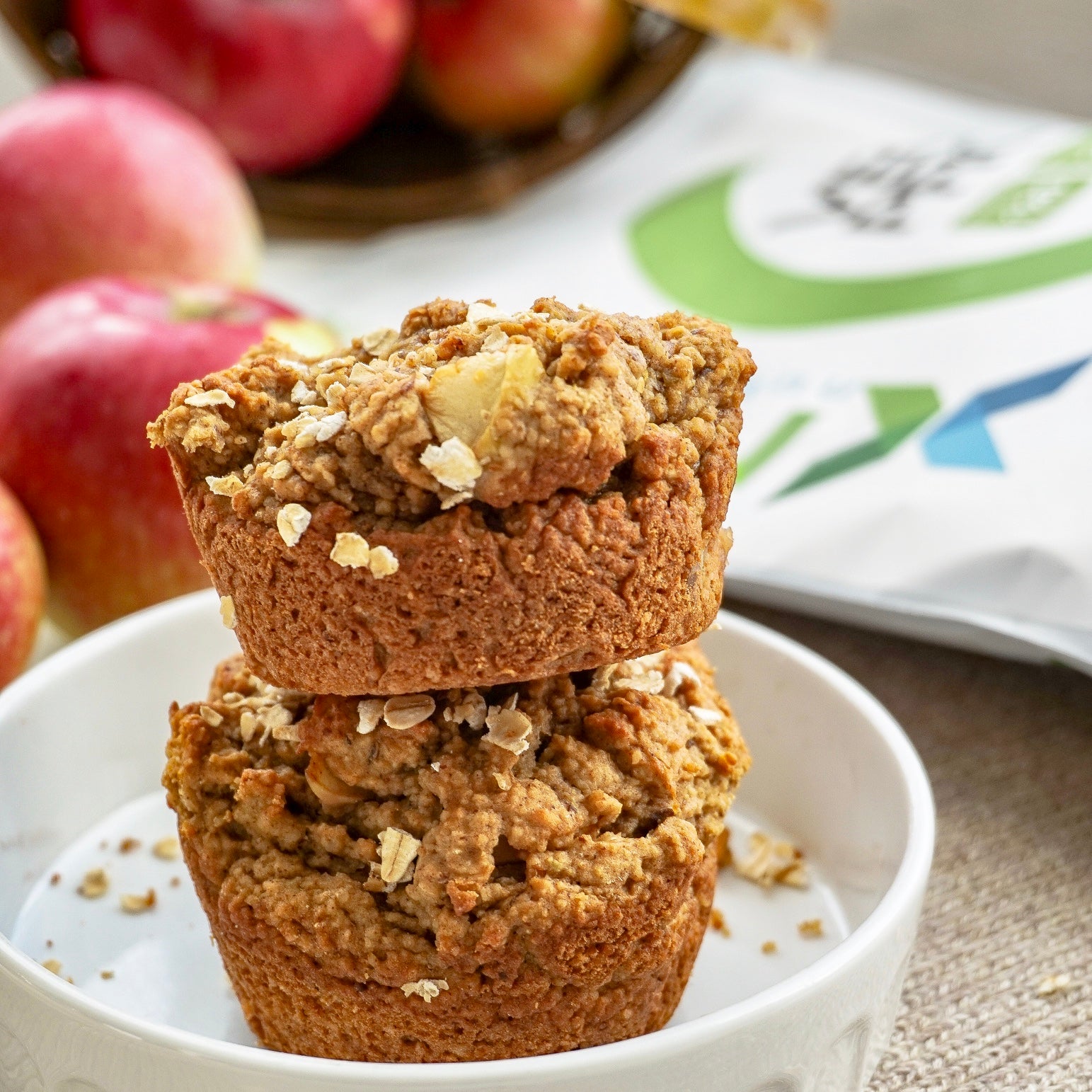 Chunky Apple Caramel Muffin – RAW Nutritional