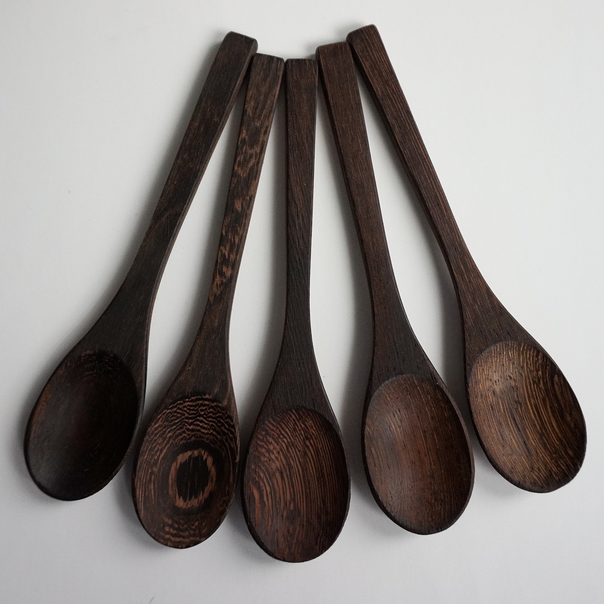 Wooden Spoons - 5 Units Pack||Cuillères en Bois – Paquet de 5 Unités