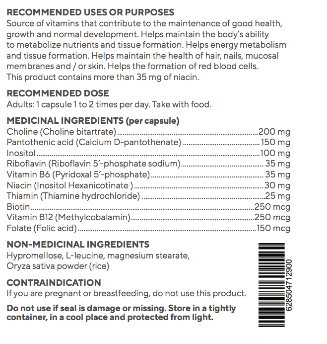 Vitamin B-Complex Ingredients